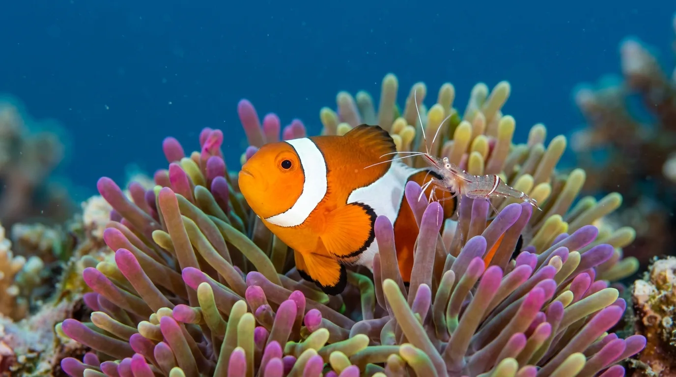 Illustration : Biologie marine — Symbioses et alliances : les couples improbables