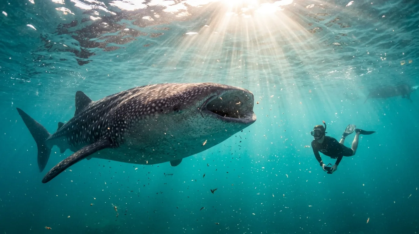 Illustration : Mexique — Holbox : Saison des Requins-Baleines
